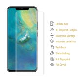 5x 9H Panzerglas für Huawei Mate 20 Pro FULL CURVED HD KLAR echtes Tempered Glass Displayschutz Schutzglas Hartglas Schutzfolie Screen-Protector