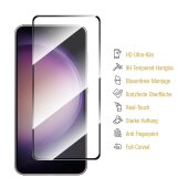 6x 9H Panzerglas für Samsung Galaxy S25 Plus FULL COVER HD KLAR echtes Tempered Glass Panzerfolie Displayschutz Schutzglas Hartglas Schutzfolie Screen-Protector