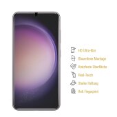 6x 9H Panzerglas für Samsung Galaxy S25 Plus HD KLAR flexibles Nano-Glass Displayschutz Schutzglas Schutzfolie Panzerfolie Screen-Protector ANTI-SHOK ANTI-BRUCH-ANTI-STOß