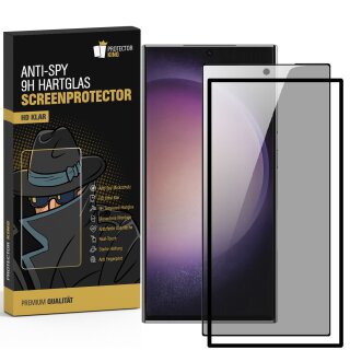 3x Blickschutz 9H Panzerglas für Samsung Galaxy S24 Ultra mit Montagerahmen ANTI-SPY Displayschutz Schutzglas Schutzfolie echtes Tempered Glass