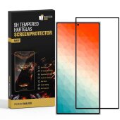 4x 9H Panzerglas für Samsung Galaxy S25 Ultra FULL COVER matt Anti-Reflex entspiegelt echtes Tempered Glass Panzerfolie Displayschutz Schutzglas Hartglas Schutzfolie Screen-Protector