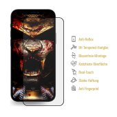 2x 9H Panzerglas für iPhone 13 Mini FULL COVER matt Anti-Reflex entspiegelt echtes Tempered Glass Panzerfolie Displayschutz Schutzglas Hartglas Schutzfolie Screen-Protector