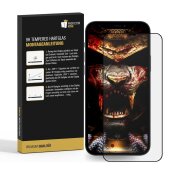4x 9H Panzerglas für iPhone 13 Pro FULL COVER matt Anti-Reflex entspiegelt echtes Tempered Glass Panzerfolie Displayschutz Schutzglas Hartglas Schutzfolie Screen-Protector