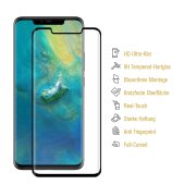 2x 9H Panzerglas für Huawei Mate 20 Pro FULL CURVED HD KLAR echtes Tempered Glass Displayschutz Schutzglas Hartglas Schutzfolie Screen-Protector