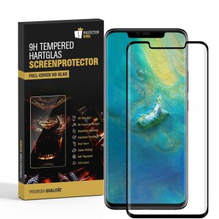 6x 9H Panzerglas für Huawei Mate 20 Pro FULL CURVED HD KLAR echtes Tempered Glass Displayschutz Schutzglas Hartglas Schutzfolie Screen-Protector