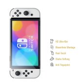 2x Displayschutz für Nintendo Switch Oled HD klar Displayschutzfolie Schutzfolie Folie Screen-Protector