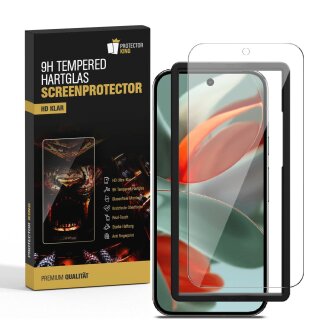 3x 9H Panzerglas für Google Pixel 9 Pro XL HD KLAR mit Montagerahmen echtes Tempered Glass Displayschutz Schutzglas Hartglas Schutzfolie Screen-Protector