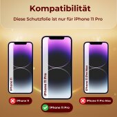 5x 9H Panzerglas für iPhone 11 Pro HD KLAR echtes...