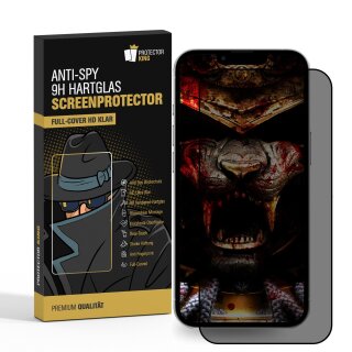 4x Blickschutz 9H Panzerglas für iPhone 16e Full-Cover Anti-Spy Privacy Sichtschutz echtes Tempered Glass Schutzfolie Schutzglas Displayschutz Screen-Protector