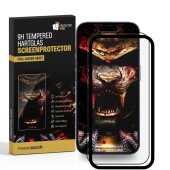 2x 9H Panzerglas für iPhone 16 FULL COVER matt Anti-Reflex entspiegelt mit Montagehilfe echtes Tempered Glass Displayschutz Schutzglas Schutzfolie Screen-Protector