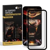 5x 9H Panzerglas für iPhone 16e FULL COVER matt Anti-Reflex entspiegelt mit Montagehilfe echtes Tempered Glass Displayschutz Schutzglas Schutzfolie Screen-Protector