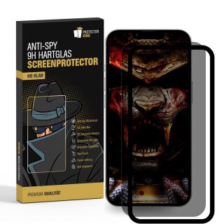 5x Anti-Spy 9H Panzerglas für iPhone 16 Blickschutz mit Montagehilfe Privacy echtes Tempered Glass Panzerfolie Displayschutz Schutzfolie Schutzglas Screen Protector