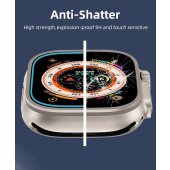 2x 9H Panzerglas Apple Watch Ultra 2 49 mm HD KLAR mit Montagehilfe echtes Tempered Glass Displayschutz Schutzglas Hartglas Schutzfolie Screen-Protector #1