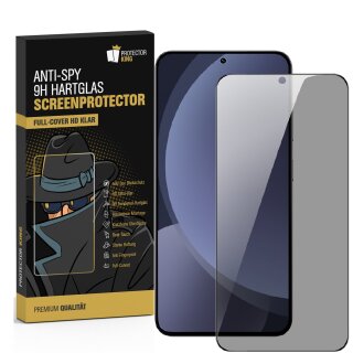 1x Blickschutz 9H Panzerglas für Samsung Galaxy S24 FE Full-Cover Anti-Spy Privacy Sichtschutz echtes Tempered Glass Schutzfolie Schutzglas Displayschutz Screen-Protector