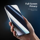 1x Blickschutz 9H Panzerglas für Samsung Galaxy S24 FE Full-Cover Anti-Spy Privacy Sichtschutz echtes Tempered Glass Schutzfolie Schutzglas Displayschutz Screen-Protector