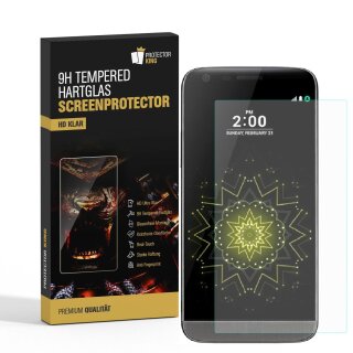 2x 9H Hartglasfolie für LG G5 Panzerfolie Displayglas Schutzglas HD Ultra KLAR Panzerglas Schutzfolie