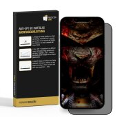 2x Blickschutz 9H Panzerglas für iPhone 16 Pro Max Full-Cover Anti-Spy Privacy Sichtschutz echtes Tempered Glass Schutzfolie Schutzglas Displayschutz Screen-Protector
