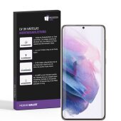 6x 9H Panzerglas für Samsung Galaxy S25 HD KLAR UV-Liquid echtes Tempered Glass Displayschutz Schutzglas Hartglas Schutzfolie Screen-Protector