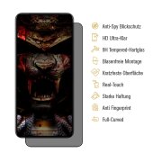 4x Blickschutz 9H Panzerglas für Xiaomi 15 Full-Cover Anti-Spy Privacy Sichtschutz echtes Tempered Glass Schutzfolie Schutzglas Displayschutz Screen-Protector