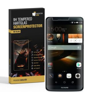 6x 9H Hartglas für Huawei Mate 7 Displayschutz Schutzglas Schutzfolie Panzerfolie Panzerglas Displayglas Tempered Glasfolie Sicherheitsglas Echtglas
