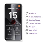 4x 9H Panzerglas für Xiaomi 15 Ultra Full-Curved HD KLAR UV-Liquid echtes Tempered Glass Displayschutz Schutzglas Hartglas Schutzfolie Screen-Protector