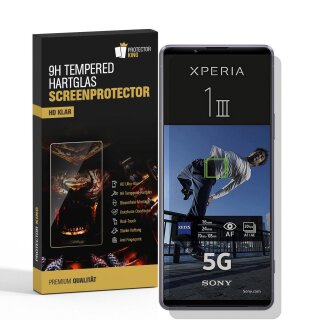 6x 9H Panzerglas für Sony Xperia 1 III HD klar echtes Tempered Glass Panzerfolie Displayschutz Schutzglas Hartglas Schutzfolie Screen-Protector