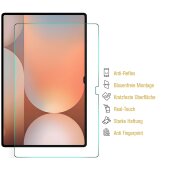 4x Panzerfolie für Samsung Galaxy Tab S10 FE Plus matt entspiegelt Displayschutz Schutzfolie Screen-Protector Anti-Reflex, Anti Stoß, Anti-Kratz, Anti-Schmutz