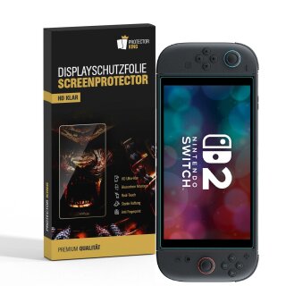 3x Displayschutz für Nintendo Switch 2 HD klar Displayschutzfolie Schutzfolie Folie Screen-Protector