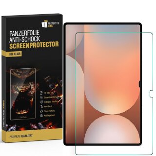 6x Panzerfolie für Samsung Galaxy Tab S10 FE Anti-Shock HD klar Displayschutz Schutzfolie Screen-Protector, Anti Stoß, Anti-Kratz, Anti-Schmutz