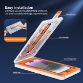 2x 9H Panzerglas für iPhone 17 Pro Full-Screen HD KLAR Montagehilfe Tempered Glass Schutzglas Displayschutz Schutzfolie Screen-Protector