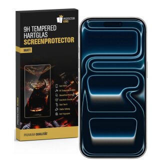 5x 9H Panzerglas für iPhone 17 Pro Max matt Anti-Reflex entspiegelt echtes Tempered Glass Displayschutz Schutzglas Schutzfolie Screen-Protector