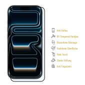 3x 9H Panzerglas für iPhone 17 Air Full-Screen matt Anti-Reflex entspiegelt echtes Tempered Glass Displayschutz Schutzglas Schutzfolie Screen-Protector