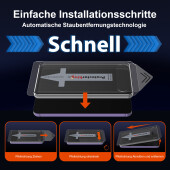 3x 9H Panzerglas für Samsung Galaxy A52 HD KLAR Full-Screen Protector Auto Dust Elimination Tempered Glass Displayschutz