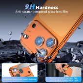 1x 9H Panzerglas für iPhone 17 Pro Max HD klar Tempered Linse Kamerafolie