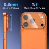 6x 9H Panzerglas für iPhone 17 Pro Max HD klar Tempered Linse Kamerafolie