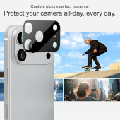 5x Kameraschutz für iPhone 17 Pro HD klar Tempered 9H Panzerglas Linse Kamerafolie