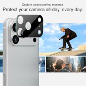 6x Kameraschutz für iPhone 17 Pro HD klar Tempered 9H Panzerglas Linse Kamerafolie