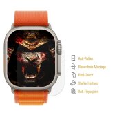 4x Displayschutz für Apple Watch Ultra 3 49mm matt Anti-Reflex entspiegelt Schutzfolie Screen-Protector