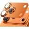 6x Kameraschutzglas für iPhone 17 Pro Max HD klar Orange Aluminium Tempered Glas Linse Kamerafolie