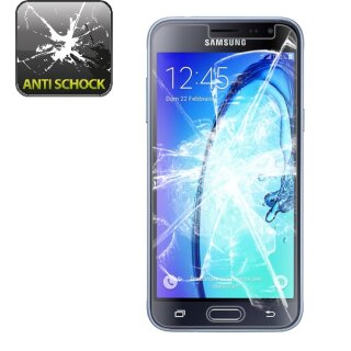 6x Panzerfolie fr Samsung Galaxy J3 ANTI-SCHOCK Displayschutzfolie HD ULTRA