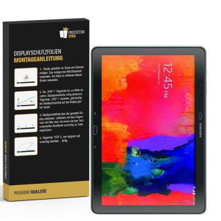 1x Panzerfolie fr Samsung Galaxy Tab 4 10.1 ANTI-SCHOCK Displayschutzfolie KLAR