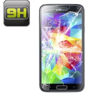 6x 9H Hartglasfolie für Samsung Galaxy S5 Panzerfolie Glas Displayglas HD KLAR Panzerglas Schutzfolie
