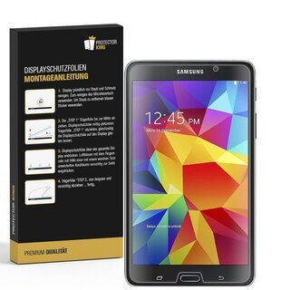 2x Panzerfolie fr Samsung Galaxy Tab 4 7.0 ANTI-SCHOCK Displayschutzfolie KLAR