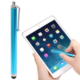 2x Display Touch Pen Eingabe Stift für iPad iPhone Samsung Huawei Xiaomi Hell Blau