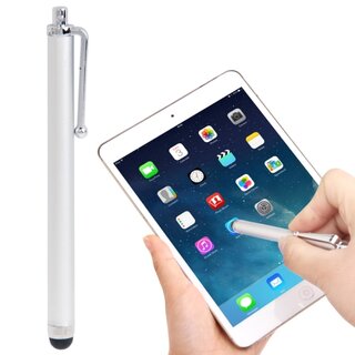 2x Display Touch Pen Eingabe Stift fr iPad iPhone Samsung Huawei Xiaomi Silber