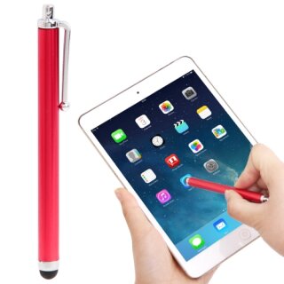 2x Display Touch Pen Eingabe Stift für iPad iPhone Samsung Huawei Xiaomi Rot