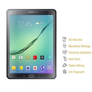 4x Panzerfolie fr Samsung Galaxy Tab S2 9.7 ANTI-SCHOCK Displayschutzfolie KLAR