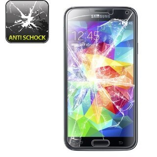3x Panzerfolie fr Samsung Galaxy S5 Neo ANTI-SCHOCK Displayschutzfolie HD KLAR