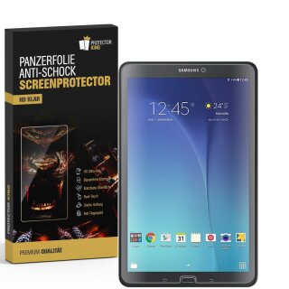 1x Panzerfolie für Samsung Galaxy Tab E 9.6 ANTI-SCHOCK Displayschutzfolie KLAR