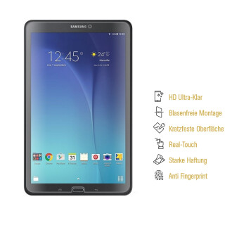 1x Panzerfolie fr Samsung Galaxy Tab E 9.6 ANTI-SCHOCK Displayschutzfolie KLAR